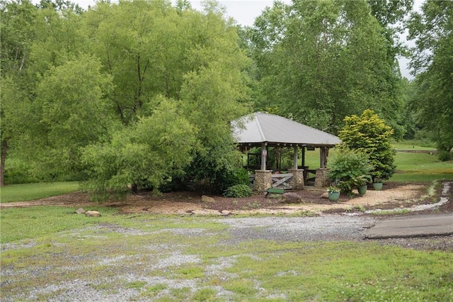 view of home's community featuring a gazebo