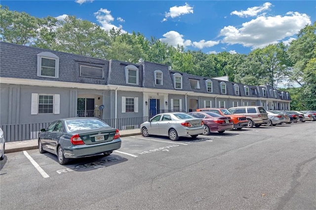 view of parking / parking lot