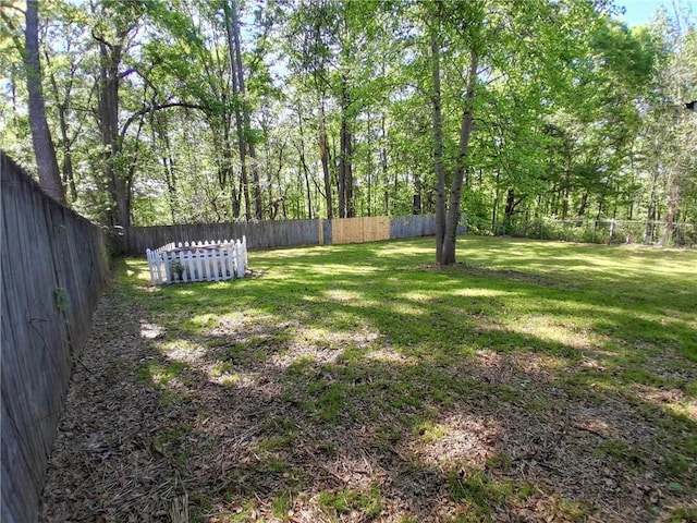 816 Stewart St, Carrollton, GA 30117 - view of yard featuring a fenced backyard