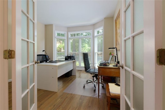 130 Hamilton Way, Roswell, GA 30075 - office space with light wood-type flooring and french doors