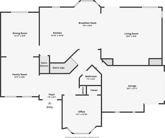 130 Hamilton Way, Roswell, GA 30075 - view of floor plan / room layout
