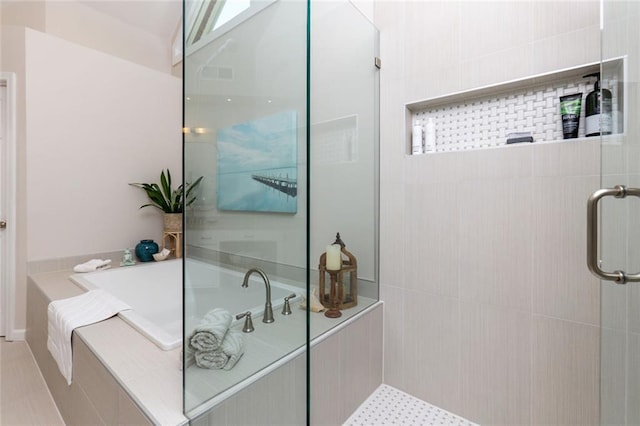 130 Hamilton Way, Roswell, GA 30075 - bathroom with a shower stall and a bath