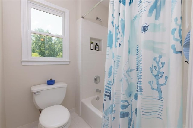 130 Hamilton Way, Roswell, GA 30075 - full bath featuring shower / bath combo and tile patterned floors