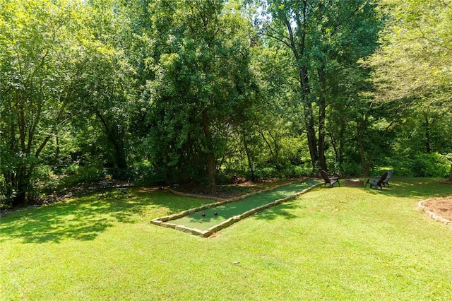 130 Hamilton Way, Roswell, GA 30075 - view of green lawn featuring a view of trees