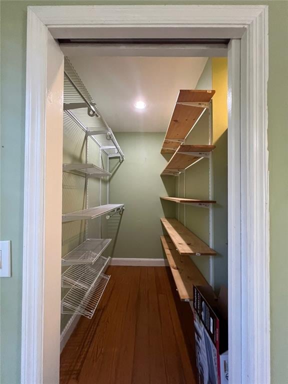 view of pantry