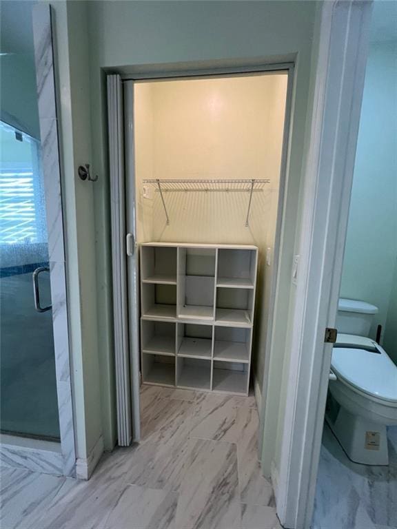 94 Cedar Valley Rd, Montezuma, GA 31063 - walk in closet featuring marble finish floors