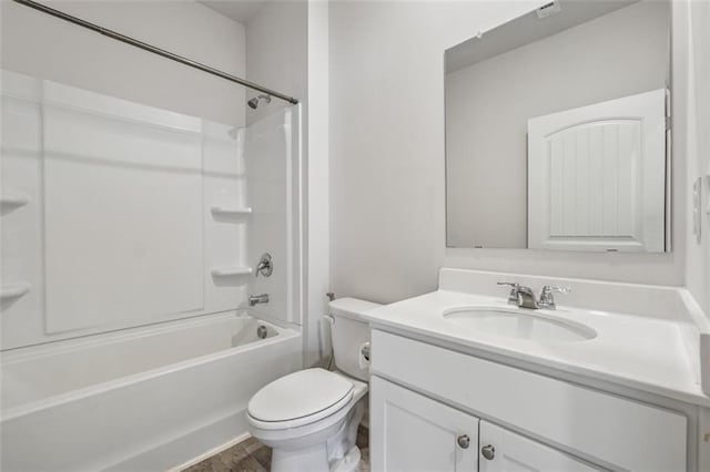 96 Quail Bend Way, Dallas, GA 30157 - bathroom with vanity, toilet, and  shower combination