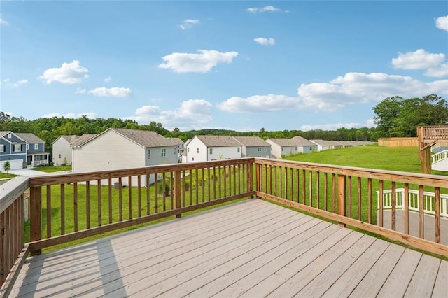 96 Quail Bend Way, Dallas, GA 30157 - deck with a residential view and a lawn