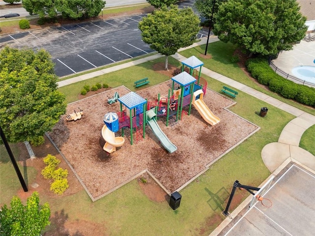 96 Quail Bend Way, Dallas, GA 30157 - bird's eye view