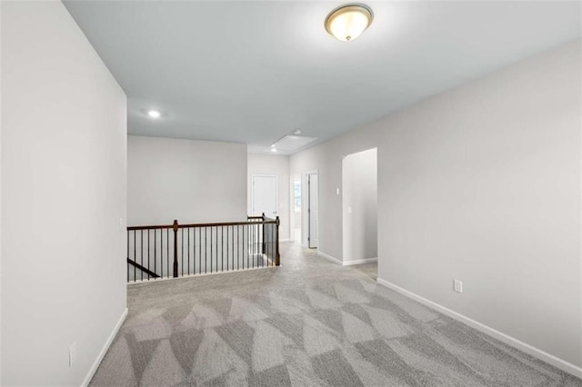 3717 Blue Goose Ln, Loganville, GA 30052 - corridor featuring an upstairs landing, carpet flooring, and recessed lighting
