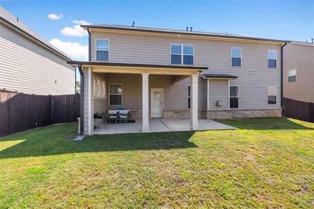 3717 Blue Goose Ln, Loganville, GA 30052 - rear view of house featuring a patio and a fenced backyard