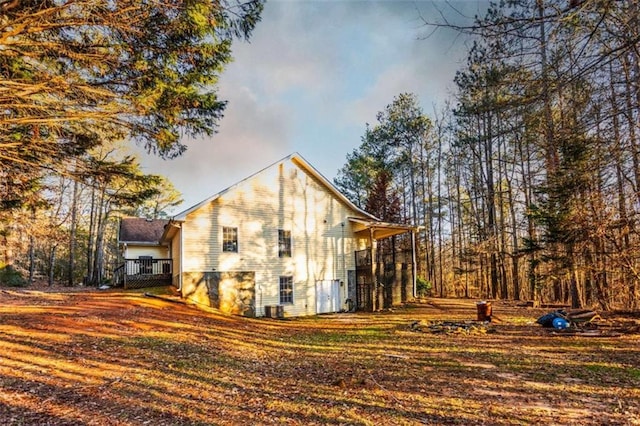 312 Henderson Mill Rd, Mansfield, GA 30055 - view of side of property with central AC unit