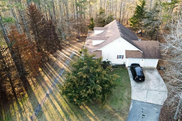 312 Henderson Mill Rd, Mansfield, GA 30055 - aerial view with a forest view