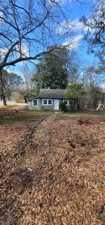 view of front of home