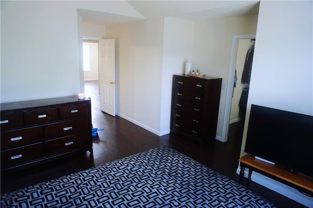 7104 Georges Way, Morrow, GA 30260 - bedroom with dark wood-style flooring and baseboards