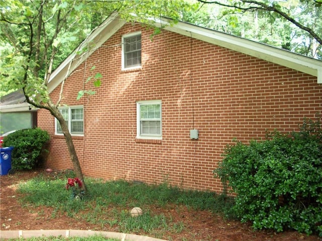 view of home's exterior