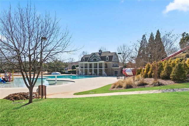 138 Daffodil Lndg, Dallas, GA 30132 - community pool with a yard and a patio