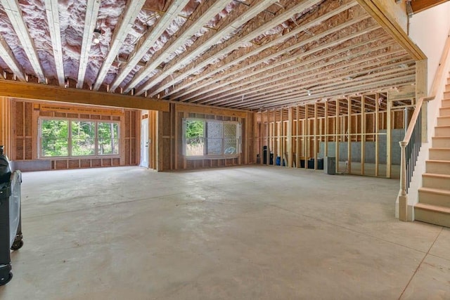 3610 Burnt Bridge Rd, Cumming, GA 30028 - miscellaneous room with unfinished concrete flooring