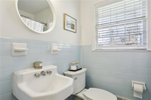 bathroom with toilet and sink