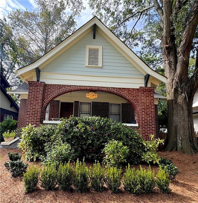 bungalow-style house with a porch