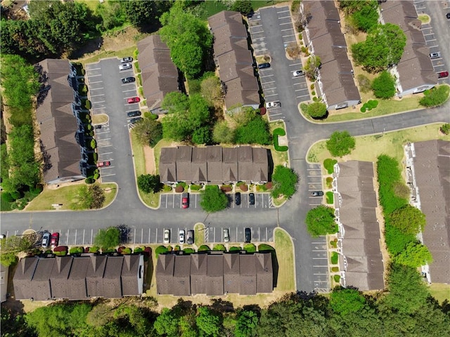 aerial view featuring a residential view