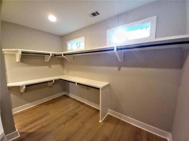 136 Rainey Rd, Temple, GA 30179 - spacious closet with dark wood-style floors