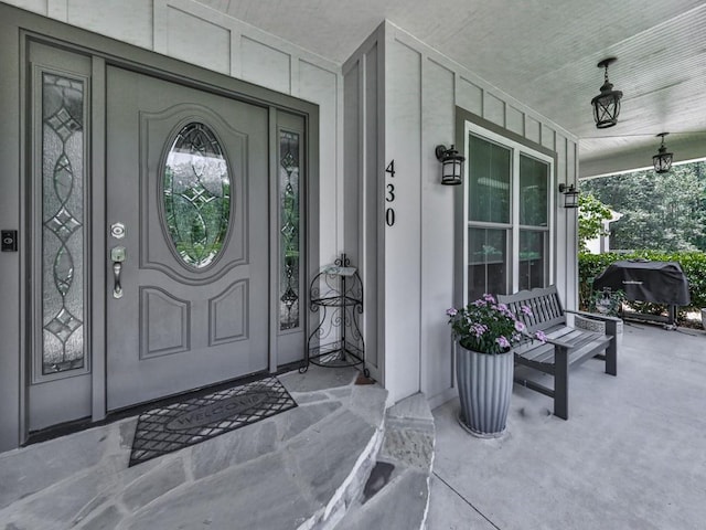 430 Cajun Dr, Ellijay, GA 30540 - doorway to property with a porch