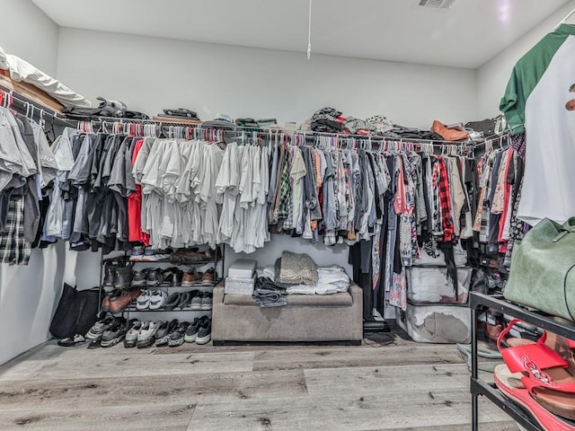 430 Cajun Dr, Ellijay, GA 30540 - walk in closet with wood finished floors