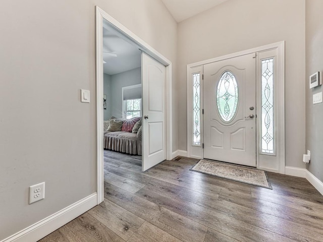 430 Cajun Dr, Ellijay, GA 30540 - entryway with wood finished floors
