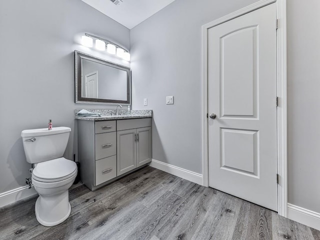 430 Cajun Dr, Ellijay, GA 30540 - half bath with wood finished floors and vanity