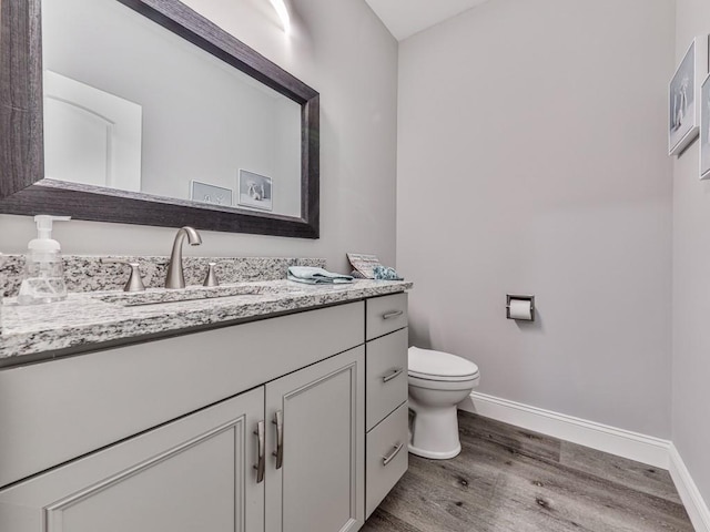 430 Cajun Dr, Ellijay, GA 30540 - bathroom with wood finished floors and vanity