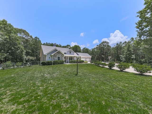 430 Cajun Dr, Ellijay, GA 30540 - view of front facade with stone siding and a chimney