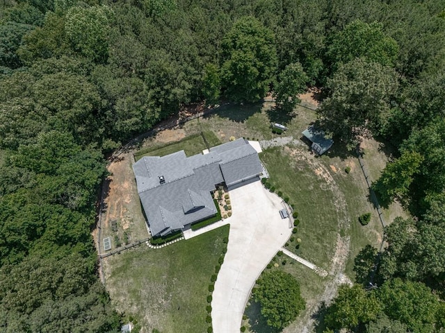 430 Cajun Dr, Ellijay, GA 30540 - aerial view of property and surrounding area featuring a heavily wooded area