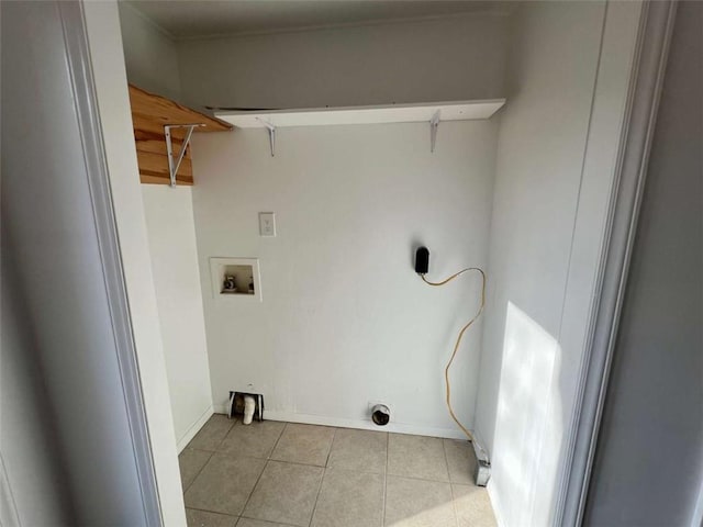 35 Elmwood St, Rome, GA 30161 - laundry room with laundry area, washer hookup, baseboards, and light tile patterned floors
