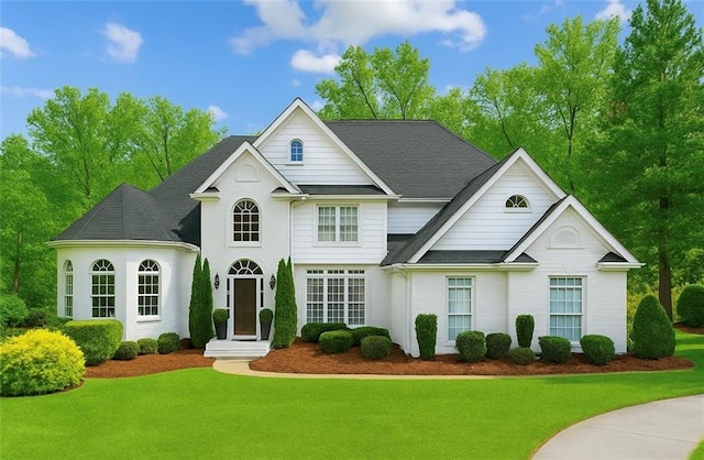 8625 Anchor On Lanier Ct, Gainesville, GA 30506 - view of front of property featuring a front lawn