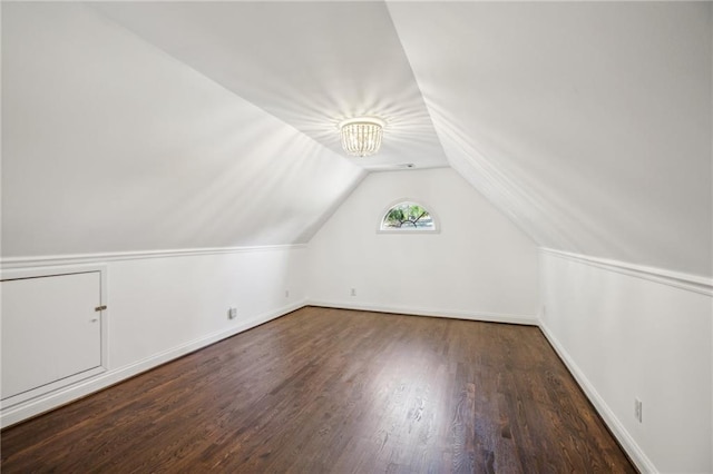 8625 Anchor On Lanier Ct, Gainesville, GA 30506 - additional living space with lofted ceiling and wood finished floors