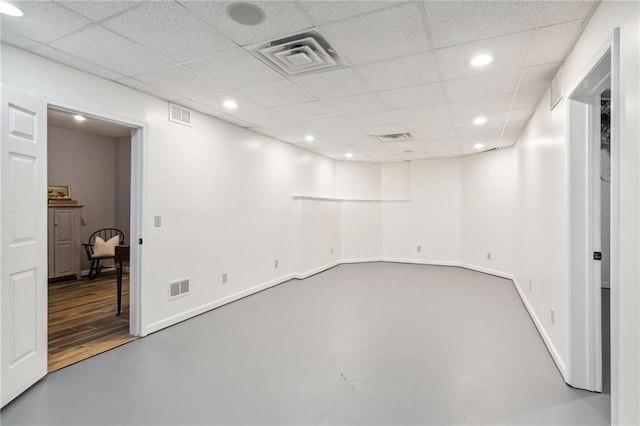 8625 Anchor On Lanier Ct, Gainesville, GA 30506 - basement featuring recessed lighting and a drop ceiling