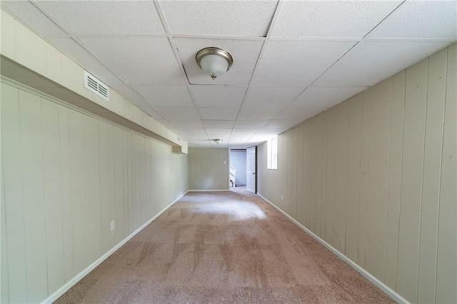 3904 W Hilda Cir, Decatur, GA 30035 - empty room featuring a drop ceiling and carpet flooring
