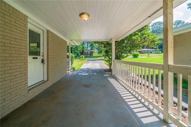 3904 W Hilda Cir, Decatur, GA 30035 - porch featuring an attached carport