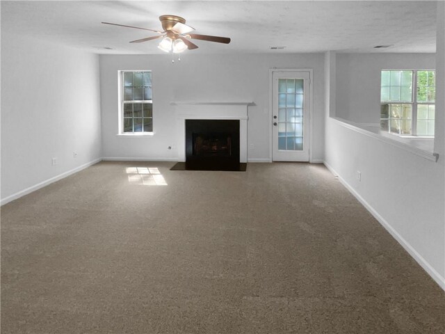 3227 Diamond Blf, Union City, GA 30291 - carpeted spare room with baseboards, a raised ceiling, visible vents, and a ceiling fan