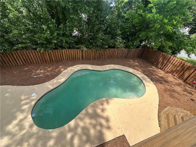 4811 Nevilly Way, Marietta, GA 30066 - view of swimming pool with a fenced in pool and a fenced backyard