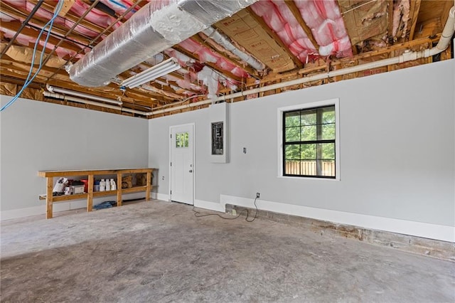 4811 Nevilly Way, Marietta, GA 30066 - garage featuring electric panel and baseboards
