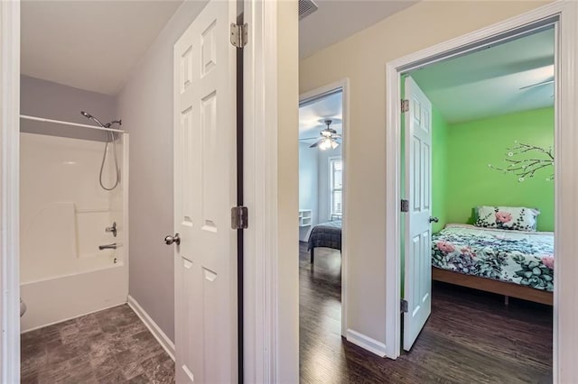 1963 Lakeshore Overlook Cir NW, Kennesaw, GA 30152 - interior space featuring baseboards, visible vents, and dark wood-style floors