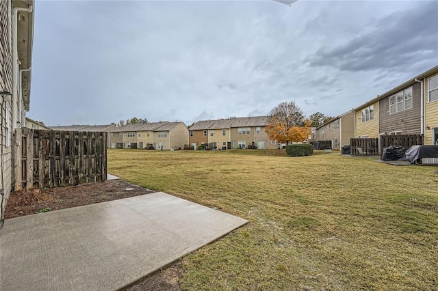 1963 Lakeshore Overlook Cir NW, Kennesaw, GA 30152 - view of yard with fence, a residential view, and a patio area