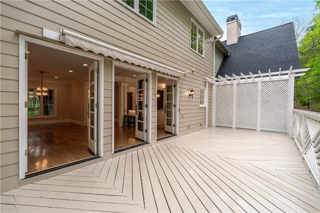 53 Paces W Dr NW, Atlanta, GA 30327 - view of wooden terrace