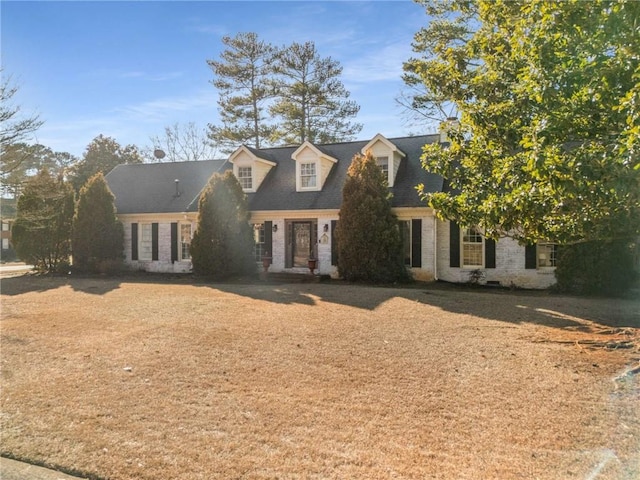 view of cape cod home