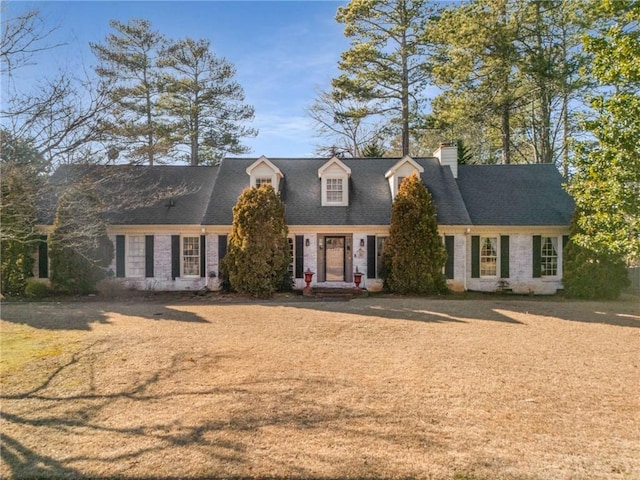 view of cape cod home