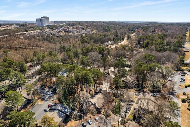 aerial view with a view of trees