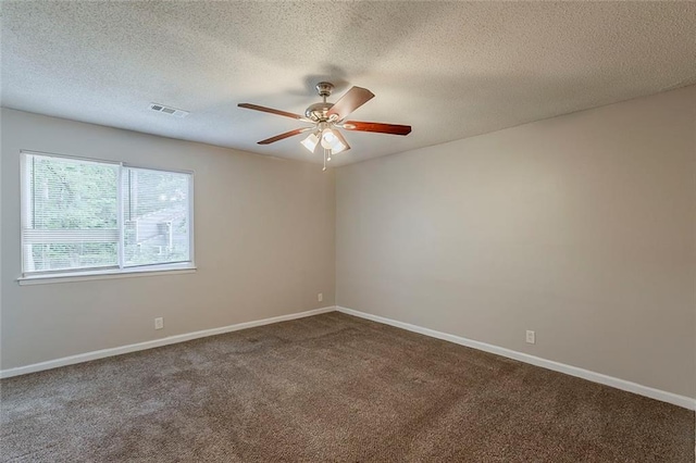 6200 Beaver Creek Trl, Atlanta, GA 30349 - carpeted empty room featuring ceiling fan and a textured ceiling