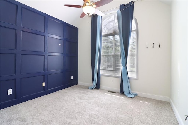 4046 Water Hole Ct, Douglasville, GA 30135 - carpeted empty room with a ceiling fan and baseboards